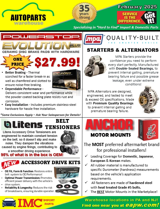 February 2025 Sales Flyer Front